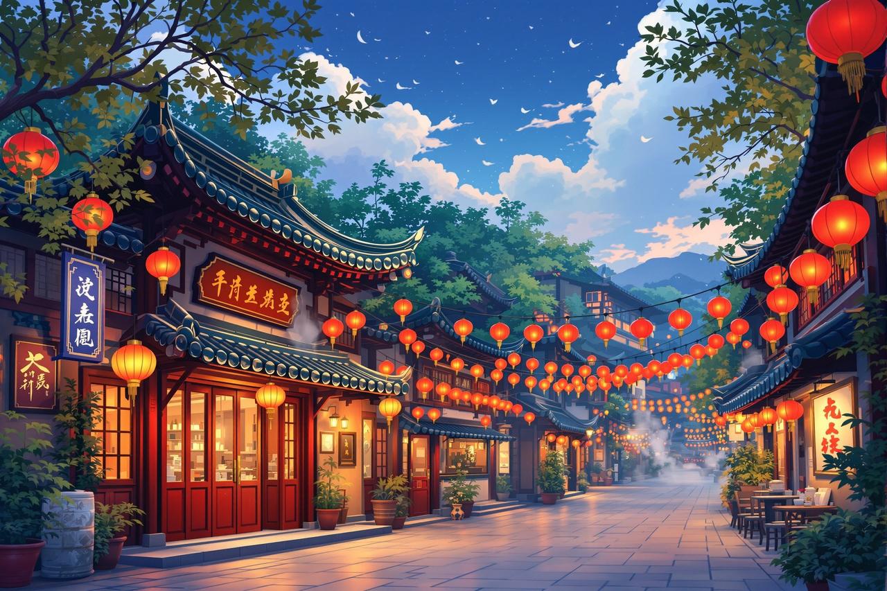 番茄短剧成功案例 - 成都宽窄巷子《烟火锦城》品牌联名